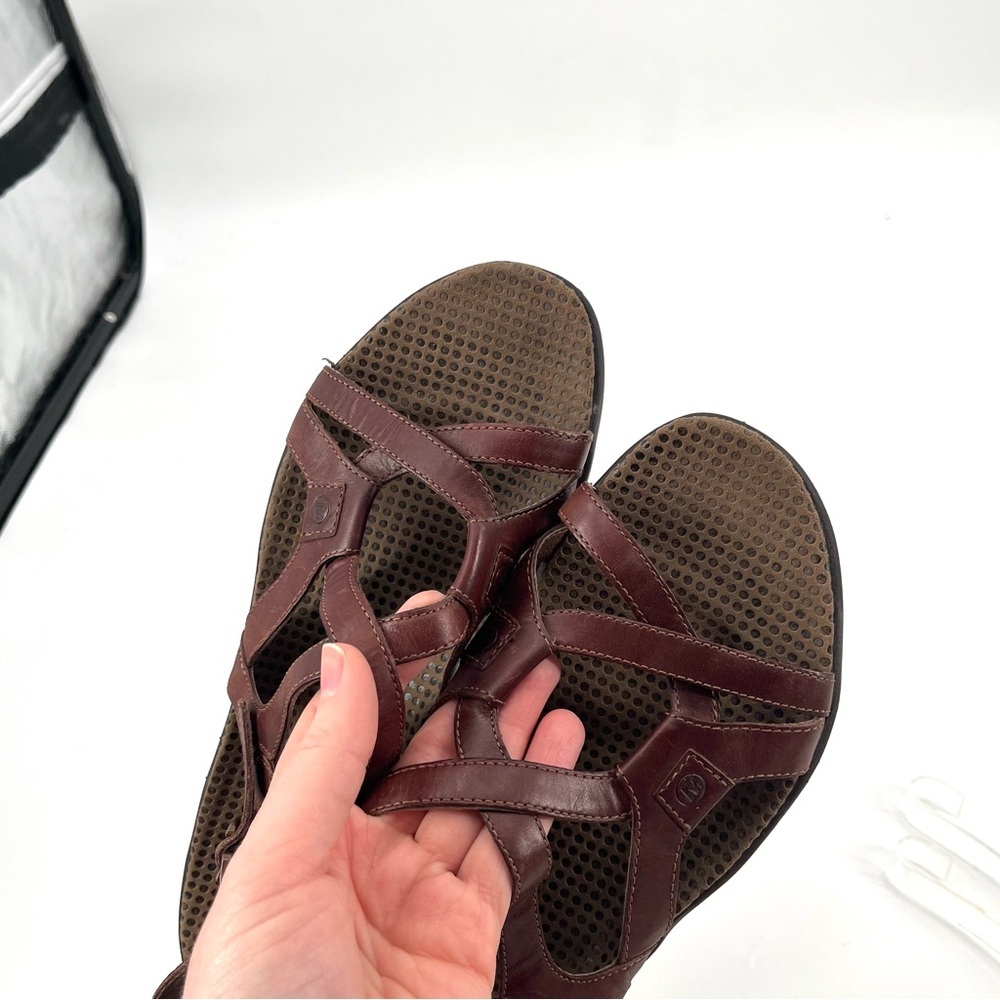 MERRELL Agave Brown Sandals Leather Strappy 11 Women Outdoor Hiking Open Toe - Picture 10 of 10